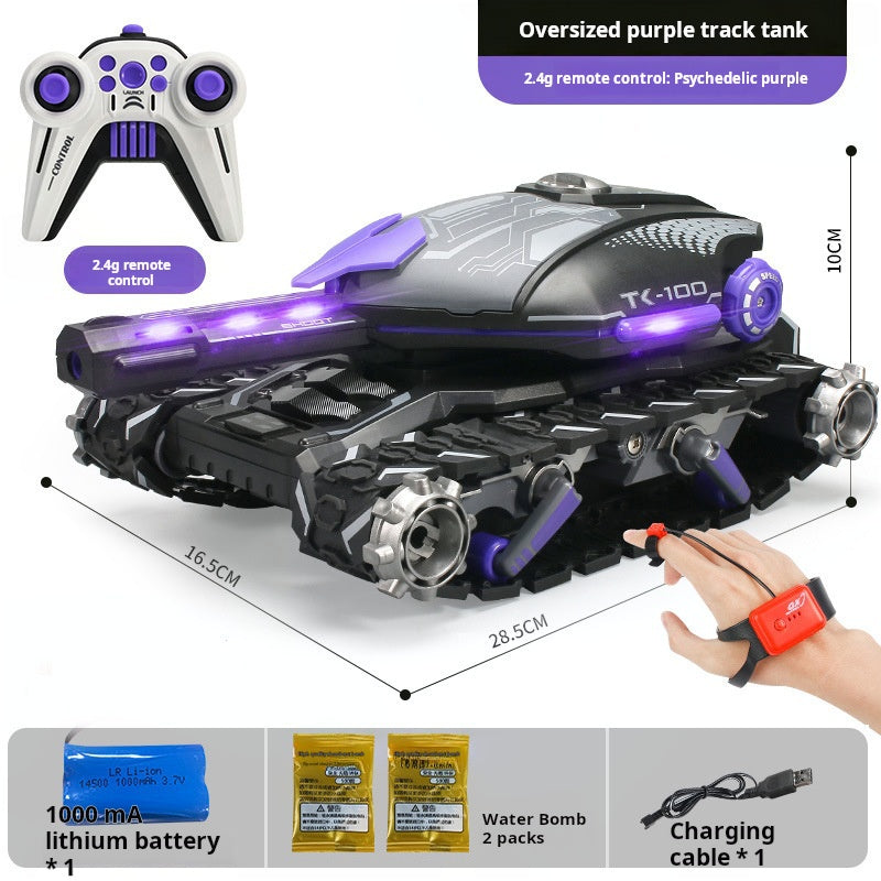 Tanque Water Bullet RC con control de gestos y deriva