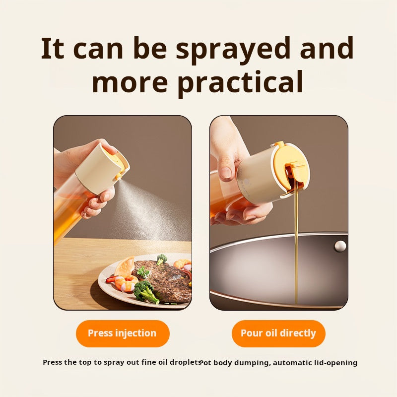 Oil Spray Bottle, Press-Action, Glass