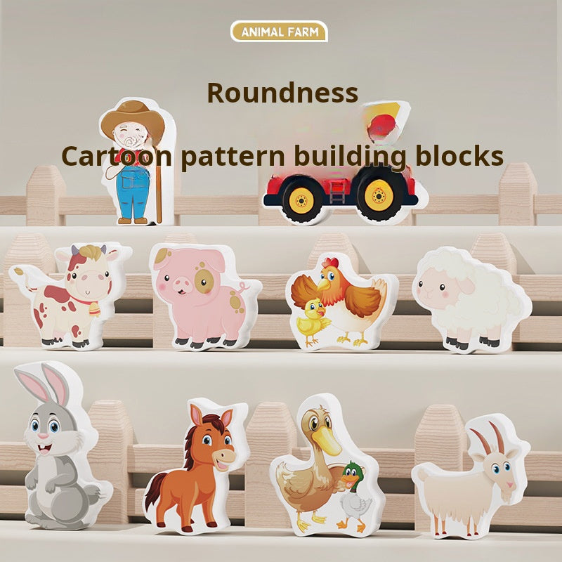 Toy Fun Cottage Baby Early Education Shape Matching Blocks