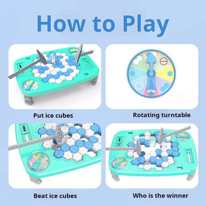 Juego de bloques de hielo Save Penguin, juguete de entrenamiento de enfoque