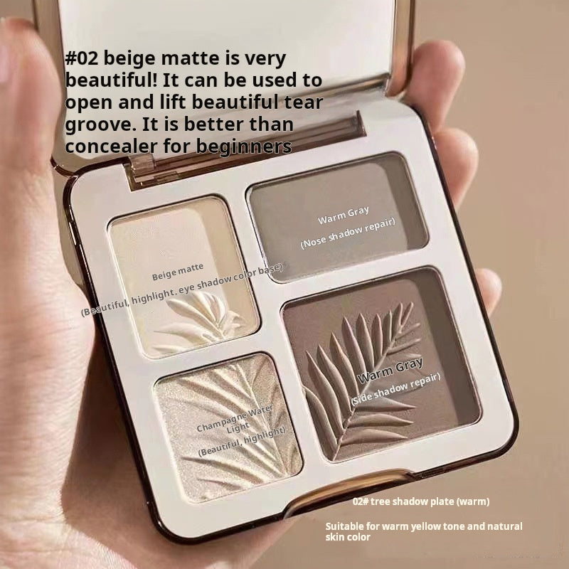 Paleta de contorno de resaltado de 4 colores