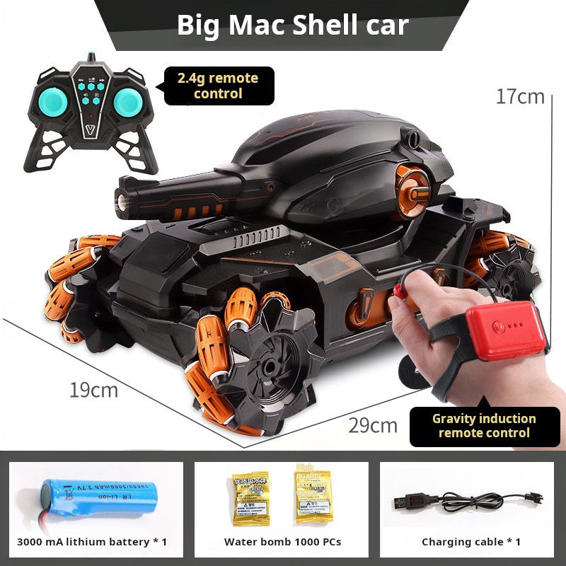Tanque Water Bullet RC con control de gestos y deriva
