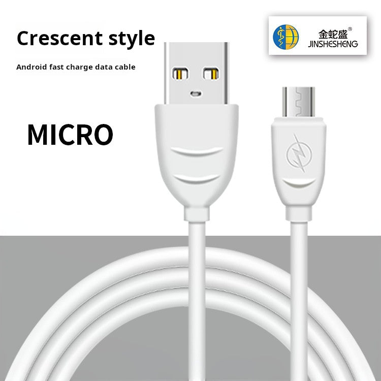 2M 2.1A Universal Charging Cable - PVC, Type-C & Apple