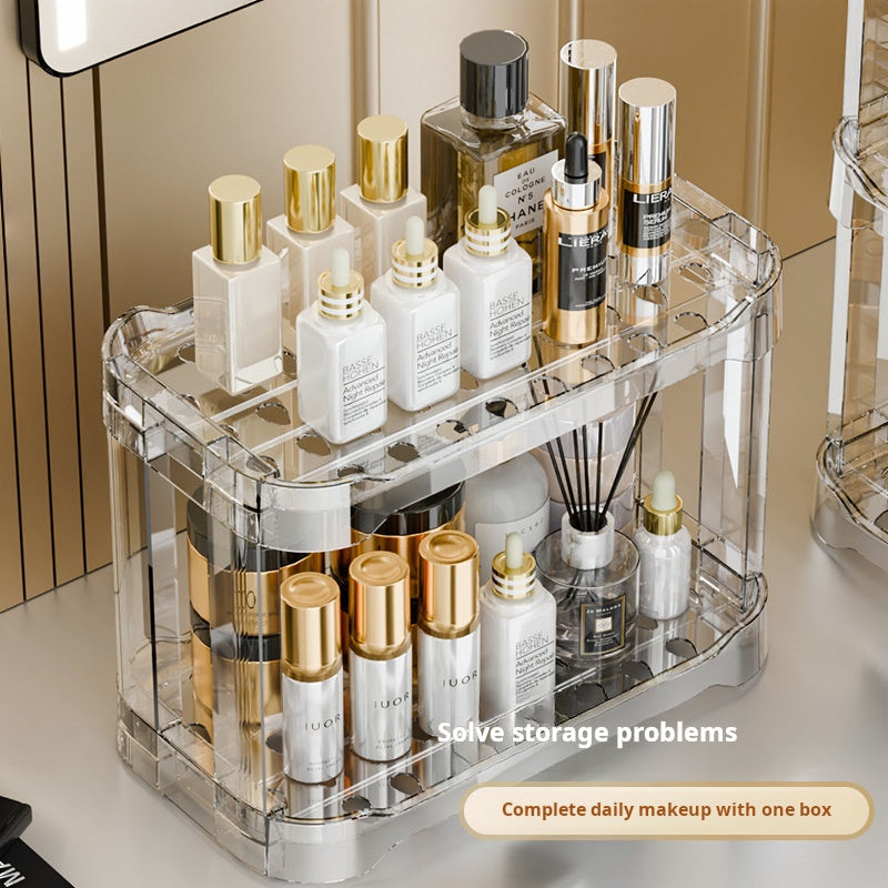 Three-tier desktop organizer