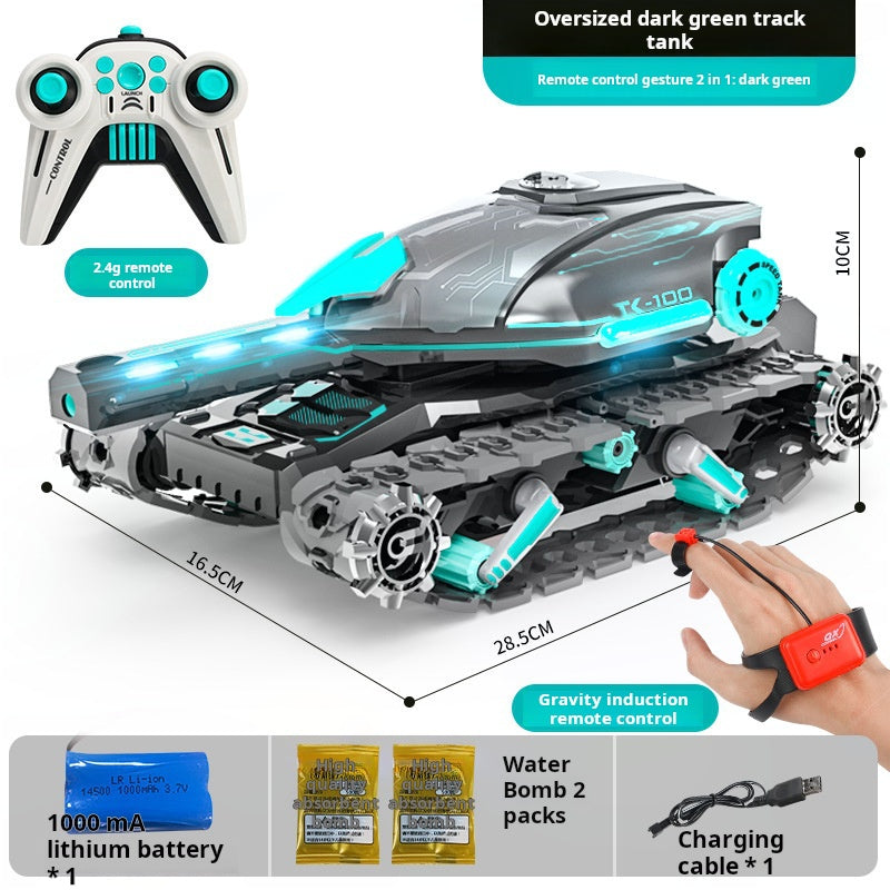 Tanque Water Bullet RC con control de gestos y deriva