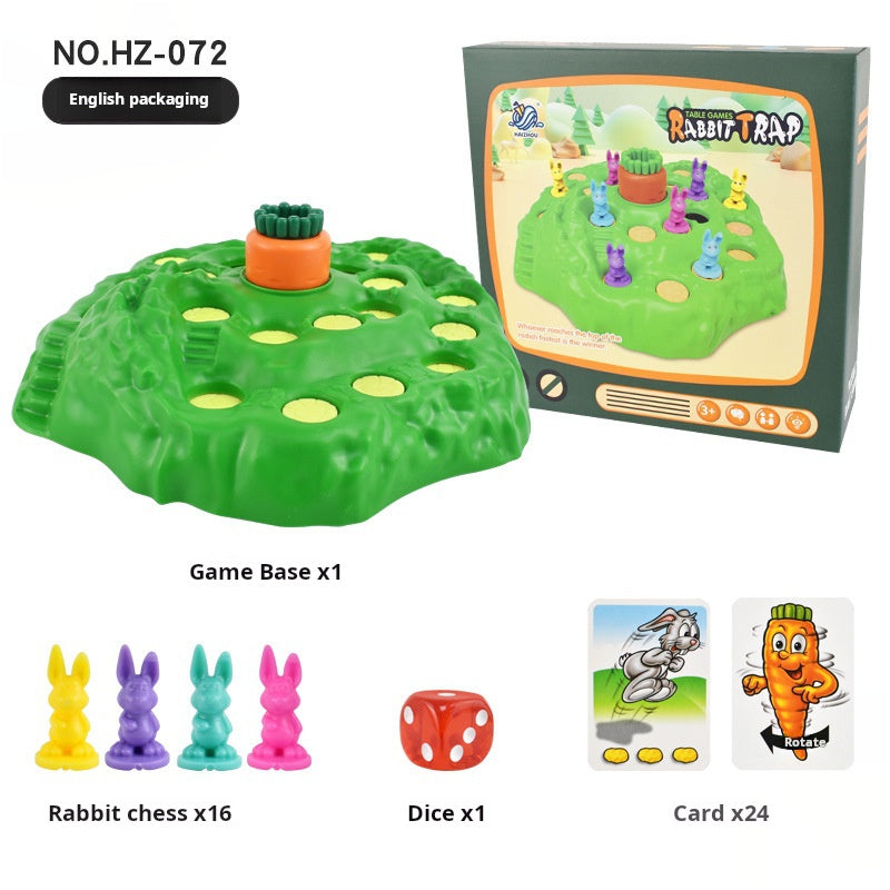 Juguete de juego de trampa para conejos