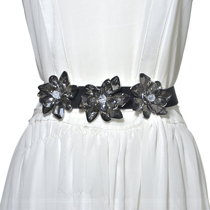 Flower crystal waist seal wholesale