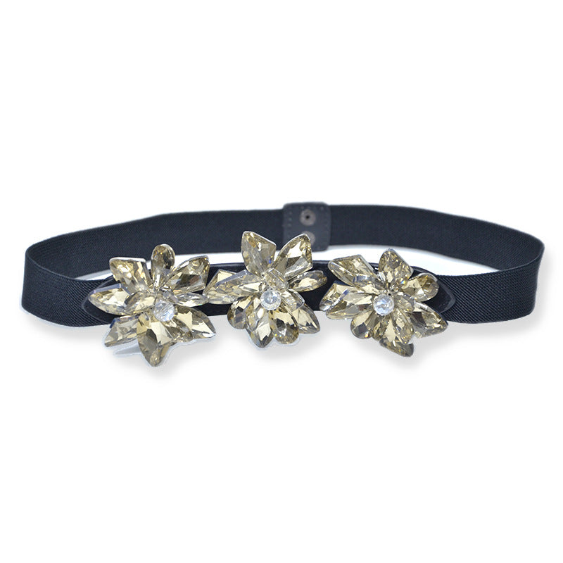 Flower crystal waist seal wholesale