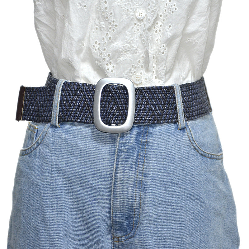 Smooth Buckle Stretch Women's Belt