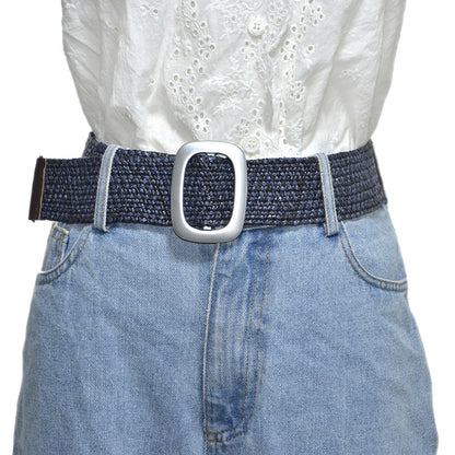 Smooth Buckle Stretch Women's Belt