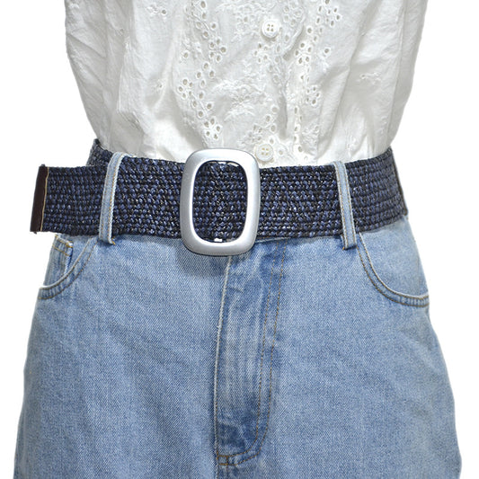 Smooth Buckle Stretch Women's Belt