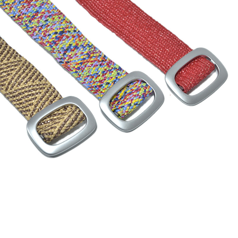 Smooth Buckle Stretch Women's Belt