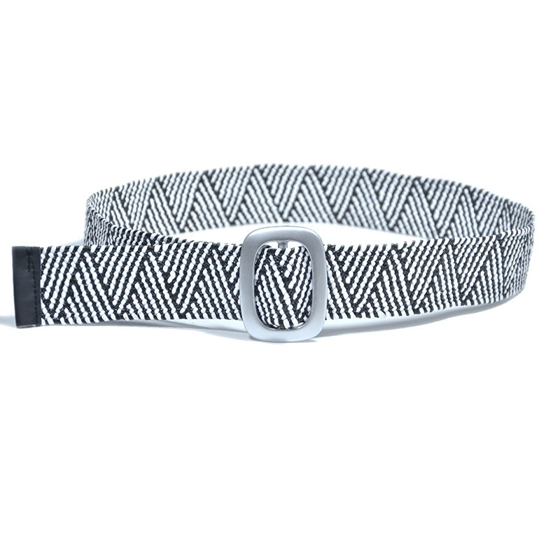 Smooth Buckle Stretch Women's Belt
