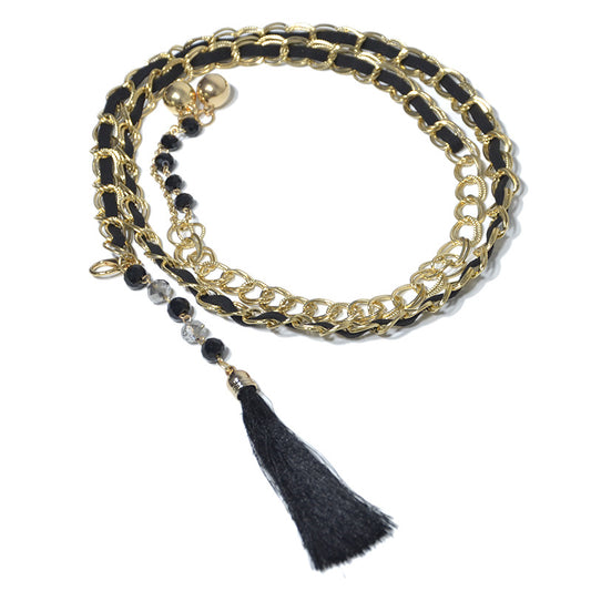 Rhinestone inlaid waist chain wholesale