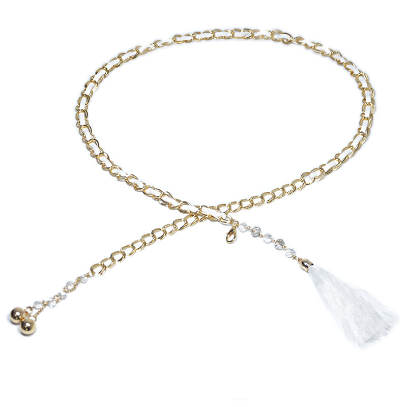 Rhinestone inlaid waist chain wholesale