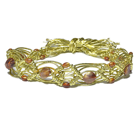 Ethnic style ladies woven belt