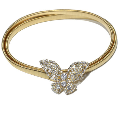 Butterfly decorative elastic waist chain