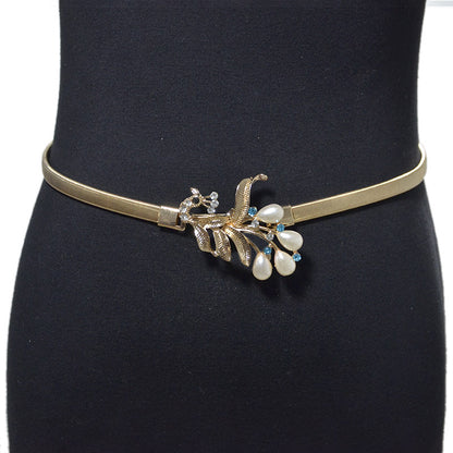 Peacock spring waist chain custom wholesale