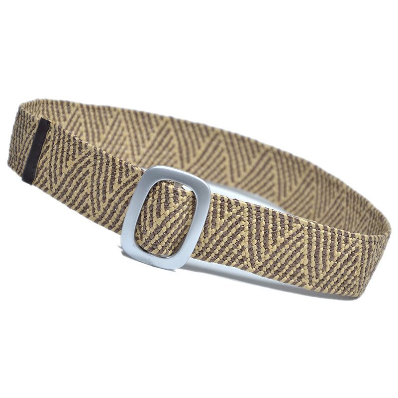Smooth Buckle Stretch Women's Belt
