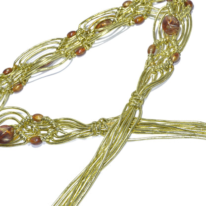 Ethnic style ladies woven belt