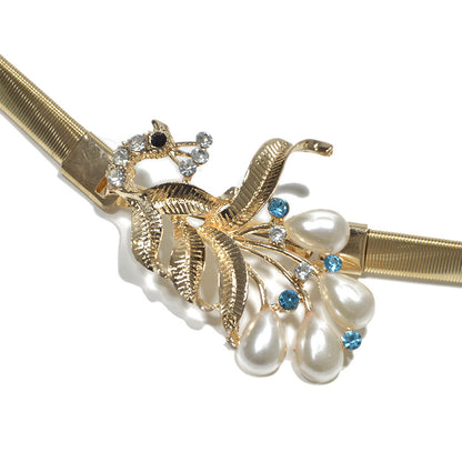 Peacock spring waist chain custom wholesale