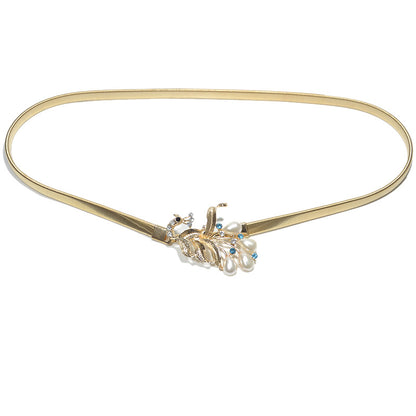 Peacock spring waist chain custom wholesale