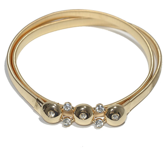 Rhinestone inlaid elastic spot wholesale