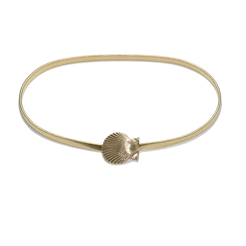 Shell decorative elastic waist chain wholesale
