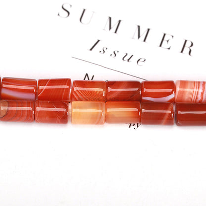 8 * 12 agate dzi beads loose beads striped agate