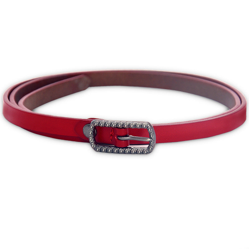 Belt women's leather alloy