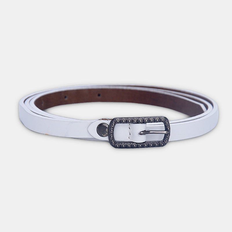Belt women's leather alloy