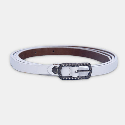 Belt women's leather alloy