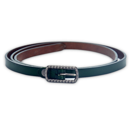 Belt women's leather alloy