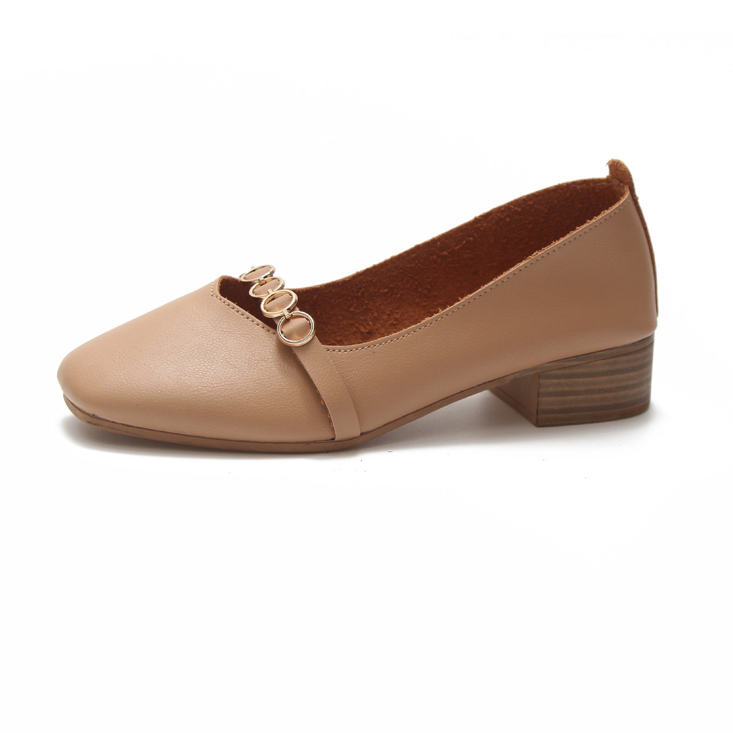 Spring new square head shoes for women