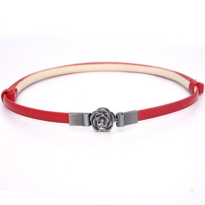 Belt double ring buckle adjustment