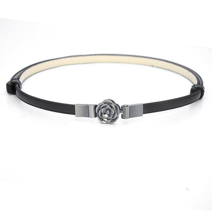 Belt double ring buckle adjustment