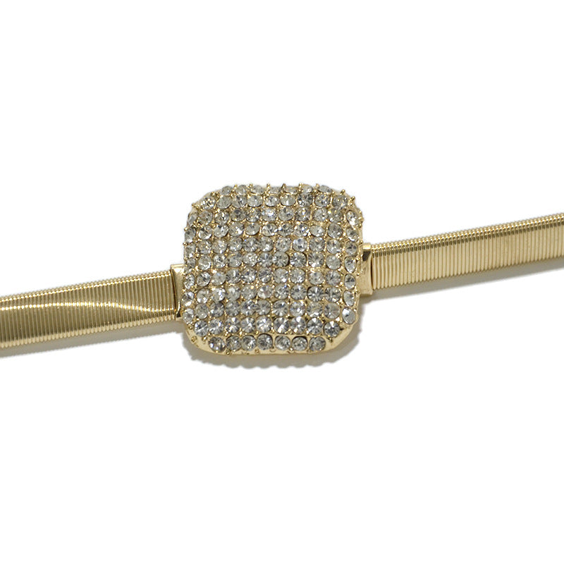 Diamond-encrusted rhinestone belt wholesale
