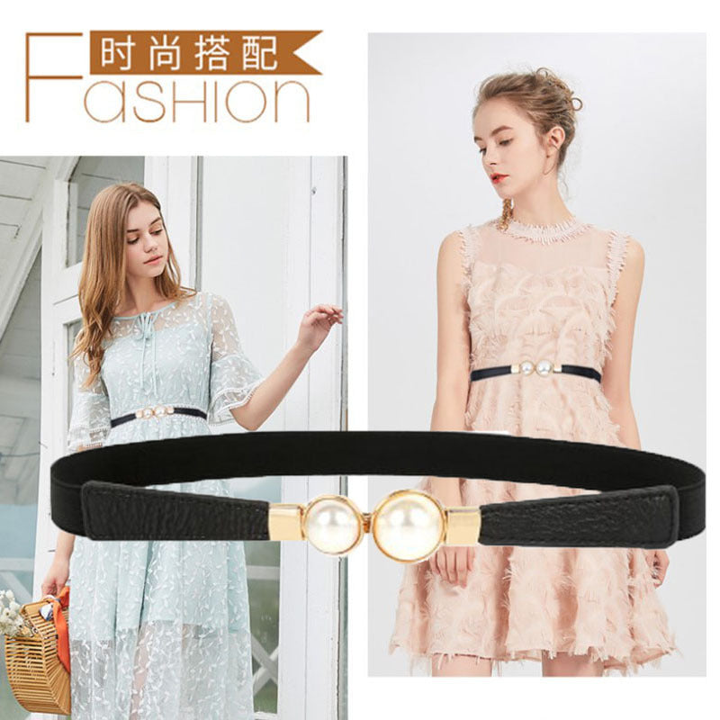 fashion Elastic elastic narrow waist seal