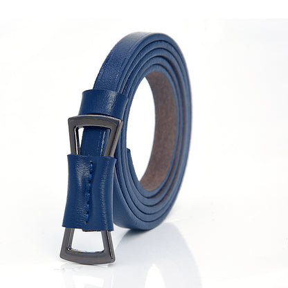 Black Red Belt Female Minimalist