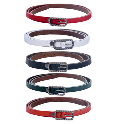 Belt women's leather alloy