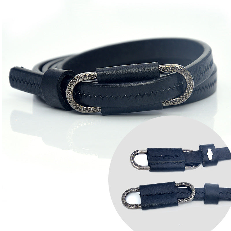 Pin buckle belt thin fashion