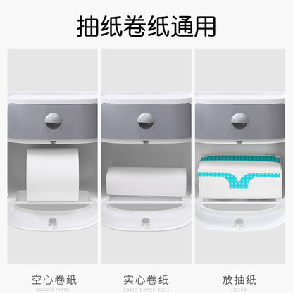 Double-Layer Tissue Holder and Storage Shelf