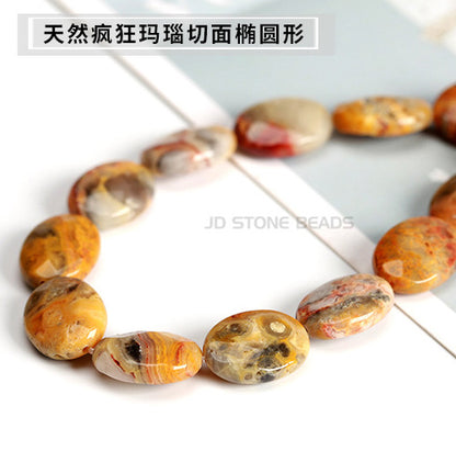 Onyx cut oval loose beads