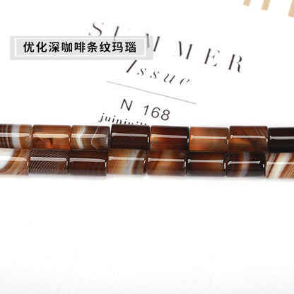 8 * 12 agate dzi beads loose beads striped agate