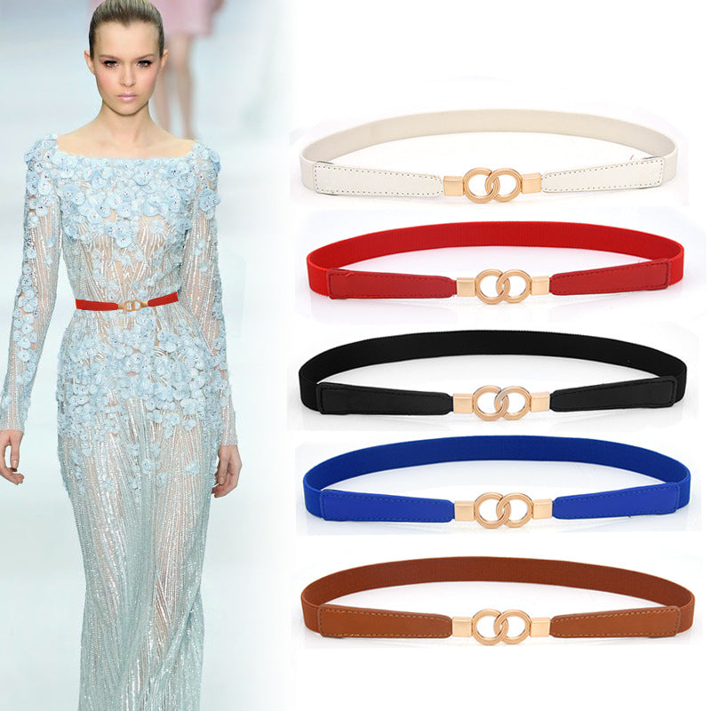Elastic thin belt Korean version
