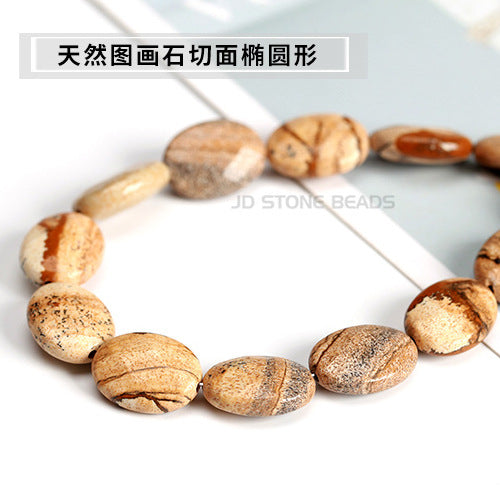 Onyx cut oval loose beads