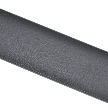 Double buckle imitation leather belt