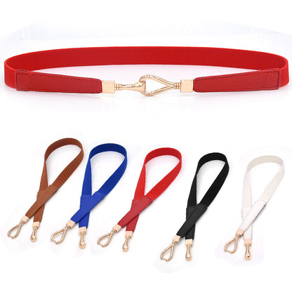 Black thin belt female new