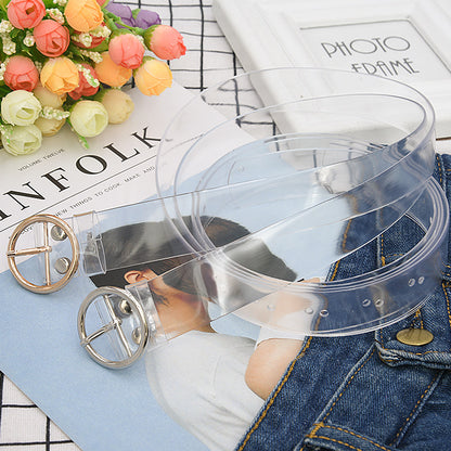 Resin plastic transparent belt