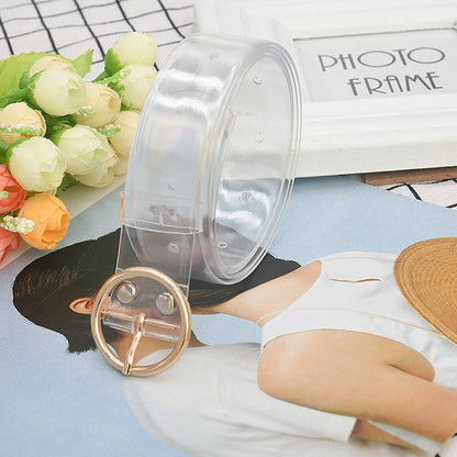 Resin plastic transparent belt